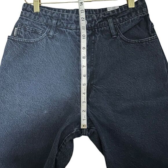 Vintage Bongo High Rise‎ Jean Shorts Women's 11 Black Jorts 90's Y2K Streetwear - Picture 8 of 8